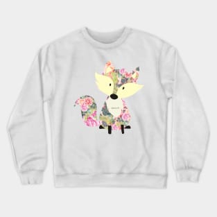 Boho rose fox Crewneck Sweatshirt